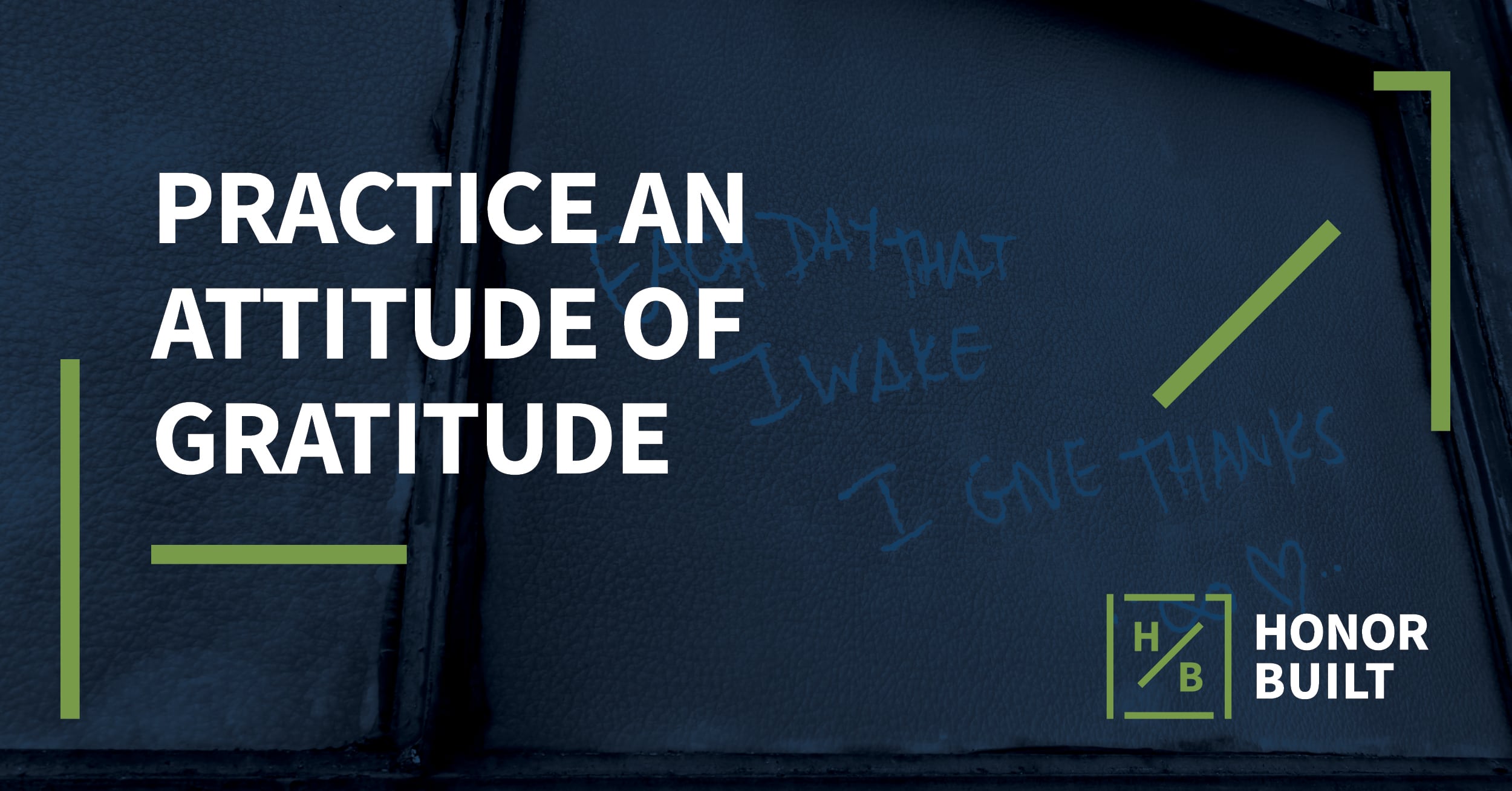 Honorism #17: Practice an attitude of gratitude